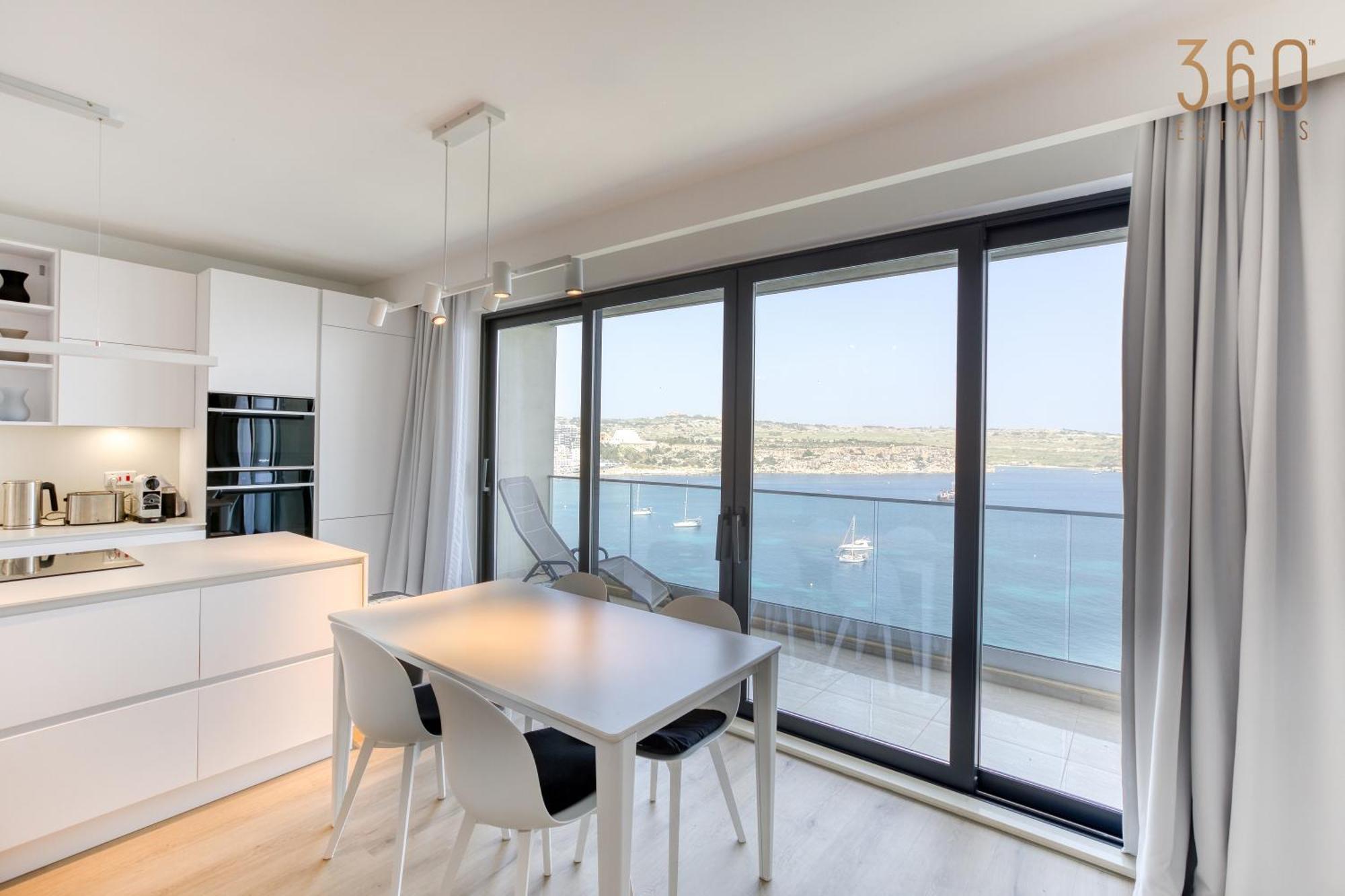 Designer 2Br Home With Stunning Views In St Pauls By 360 Estates St. Paul's Bay Luaran gambar