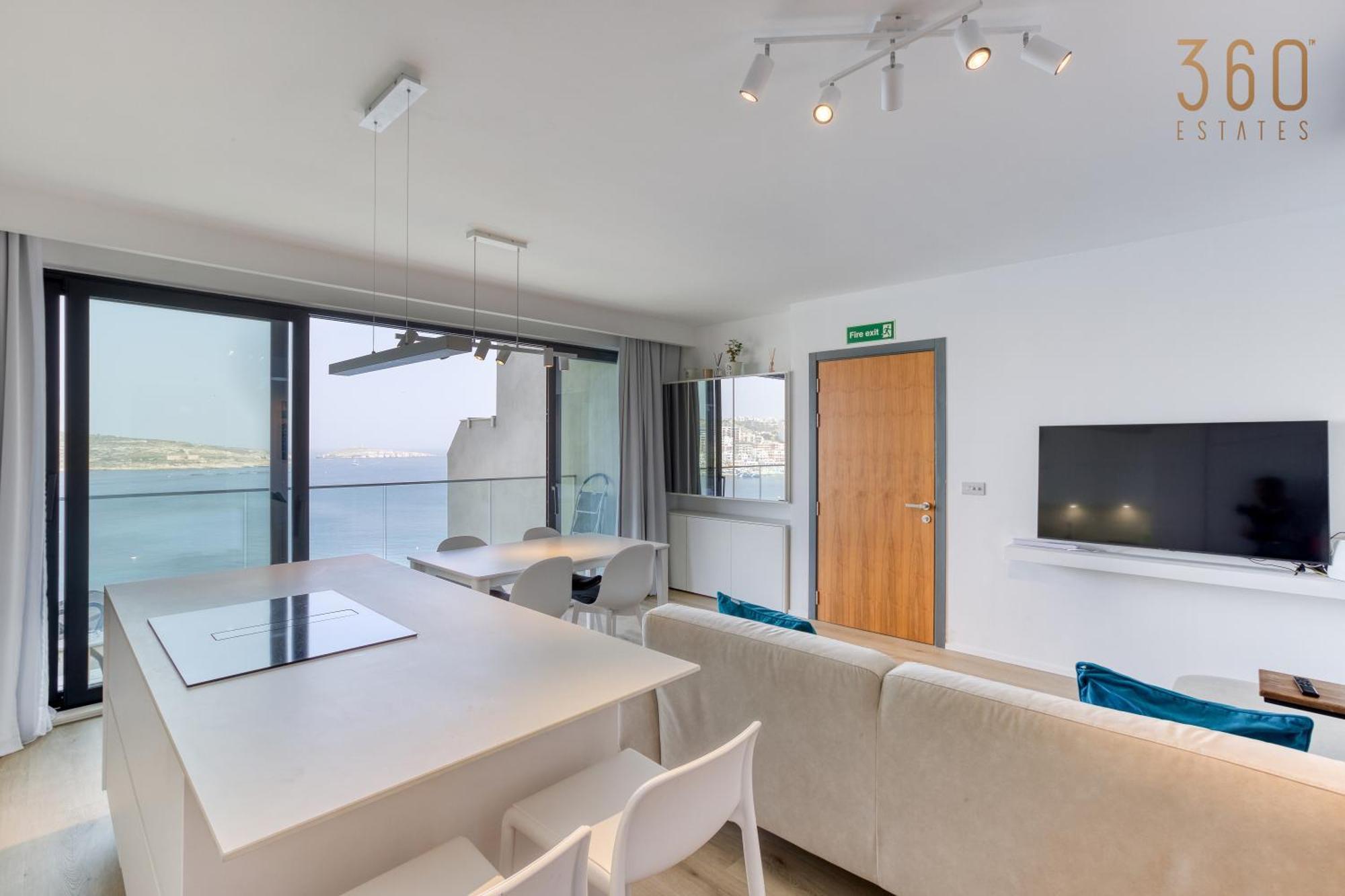 Designer 2Br Home With Stunning Views In St Pauls By 360 Estates St. Paul's Bay Luaran gambar