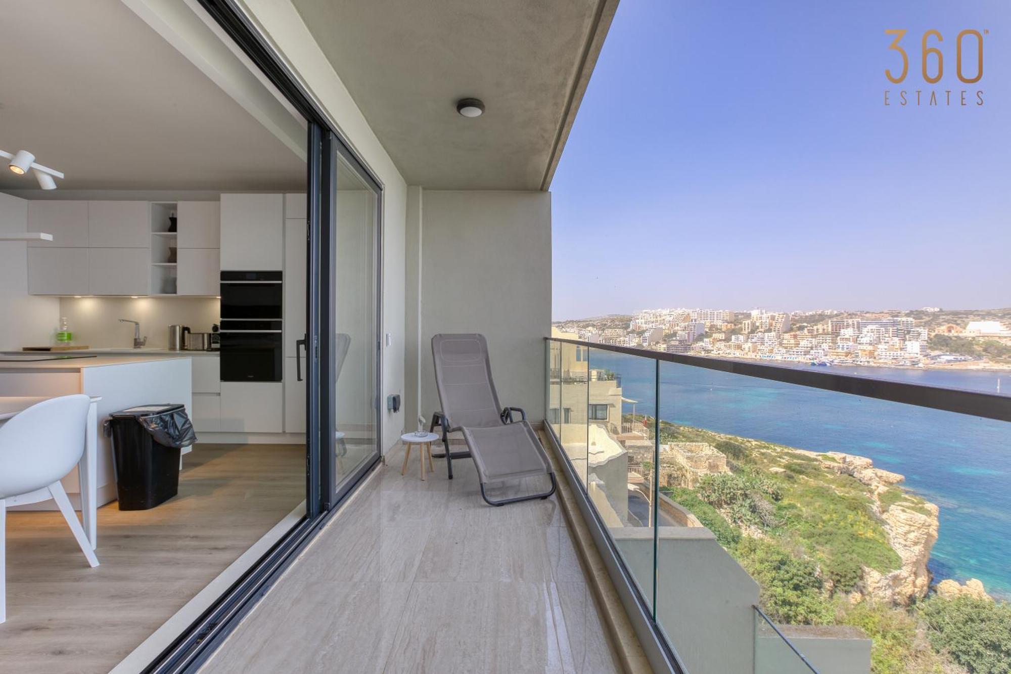 Designer 2Br Home With Stunning Views In St Pauls By 360 Estates St. Paul's Bay Luaran gambar